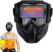 Special Masque for Welding - Advanced Welding Helmet, Special Welding and Cutting Masque | Detachable Welding Hood Fireproof Masque,Heat-Insulating Anti-Fog Face Shield Full Cover for Eye Protection