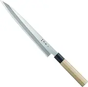 Fuji Cutlery FC-374 Yanagi Blade, Left-Handed, 10.6 inches (270 mm), Made in Japan, Molybdenum Vanadium Steel, Single Edged, Kansai Type Sashimi Knife, Tatanoshusaku, Molybdenum Vanadium Steel and