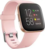 [Ouwegaga] Compatible with Fitbit Versa 2/Fitbit Versa Lite/Fitbit Versa Bands for Women Men, Classic Soft Silicone Replacement Waterproof Sport Watch Strap for Fitbit Versa 2 Smartwatch, Multi Colors