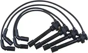Muzhen Store Car Auto Spark Plug Ignition Wire Set Cable Compatible with Haval H3 H5 Compatible with Wingle 5 Pickup 4PCS=1 Set