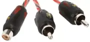 Stinger SI42YM Car Stereo 1 Female To 2 Males Rca Interconnect Premium Cable New