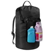 Laundry Bag with Shoulder Straps and Mesh Pocket Laundry Backpack Large Black
