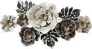 Wall Decor Wall Decor Large Metal Wall Decoration- Art Wall Hanging,Wall Sculptures,Large Metal Flower Wall Art Decor, for Indoor Outdoor Home Bedroom Living Room Office Wall Hanging