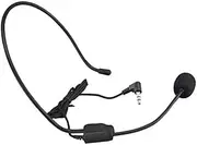 Akingdleo Over Ear 3.5mm Hands Free Cardioid Wired Audio Boom Condenser Classroom Mic Headset Microphone mic for UHF-938 ATG-100T Tour Guide System Voice Amplifier Conference PC Laptop Tablet