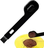 Coffee Brush - 2 in 1 Cleaning Brush with Spoon Head for Espresso Machine,Reusable Coffee Cleaning Tool for Grinder Kitchen Buniq