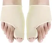 Women Toe Straightener - Elastic Feet Relief Pads Sleeve,Splint Brace Big Toe Straightener for Relief, Feet Correction for Day Night Support