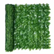 Artificial Ivy Leaf Hedge Garden Fence Wall Balcony Privacy Screening Roll