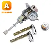 Door Lock Cylinder 2 Keys & Rotor-Glove Box Set Fit for Santa Fe XL 2019 (for: Hyundai)