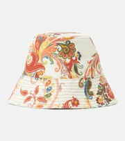 [Etro] Etro Paisley cotton bucket hat UK 6 5/8 multicoloured
