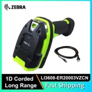 Zebra LI3608-ER20003VZCN Ultra-Rugged Handheld 1D Barcode Scanner with USB Cable