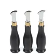 Leather Edge Beveler Creaser Steel Blade Ebony Marking Vintage Leather Tool G