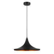 CAVIAR Pendant Lamp Light Interior ES Black Mexican Hat OD350mm