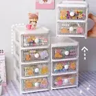 Storage Drawer Drawer Type Organization 2/3/4/5 Layers Storage Cabinet Stackable