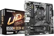 Gigabyte B550M DS3H AC AMD Ryzen Micro ATX Ultra Durable Motherboard