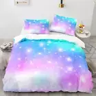 Rainbow LGBT #7 Quilt Duvet Cover Set Bed Linen Pillowcase Bedding Queen