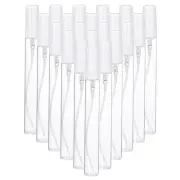 20 Pcs 10ml Glass Mini Perfume Sample Bottle Empty Mini Spray Bottle, White