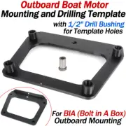 For Outboard Boat Motor Engine Mounting and Drilling Template 1/2" Drill Bushing