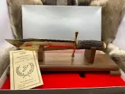 1992 Case XX Tribute Alan Kulwicki Big Bowie Knife & Walnut Display Mint Box