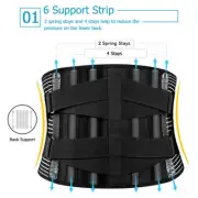 Posture Orthosis Waist Lumbar Lower Back Support Brace Belt Pain Relief Trimmer