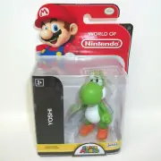 World of Nintendo Super Mario GREEN YOSHI 2.5" Figure Series 1-3 Jakks Pacific