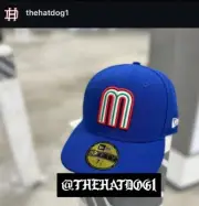 New Era Mexico Béisbol Royal 59fifty Fitted Hat Size 7 1/4