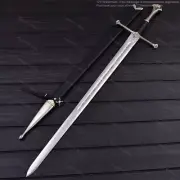 Anduril Narsil Sword Lord Of The Rings Movie Cosplay Gift LOTR Hobbit W Scabbard