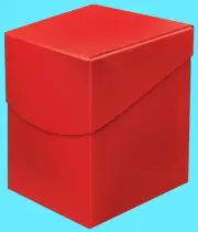 ULTRA PRO Deck Box ECLIPSE PRO-100+ APPLE RED with DIVIDER card case Pokemon mtg