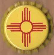 USA Plastic Lined Beer Crown Bottle Cap: Santa Fe Brewing