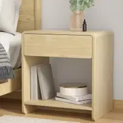 1X Artiss Bedside Table Pine