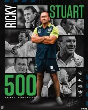 NRL RUGBY CANBERRA RAIDERS LEGEND COACH TEAM PLAYER POSTER, BARGAIN,1