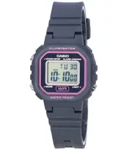Casio POP Digital Alarm Chrono Illuminator Backlight LA-20WH-8A WR Ladies Watch