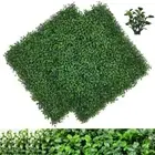 4PCS Hedge Greenery Artificial Grass Wall Panel Indoor