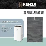 【RENZA】適用SHARP 夏普 KI-LD50T-W KI-LD50 除濕空氣清淨機(2合1高效集塵脫臭濾網 濾芯)