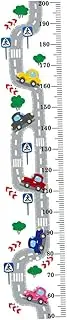 GRIRIW 1PC Creative Removable Wall Sticker for Fun Height Measurement Decal with Cartoon Characters for Home Bedroom Decoration Easy to Apply Remove Reuse