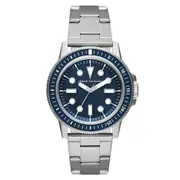 Armani Exchange Leonardo Blue and Silver Men's Watch (AX1861)