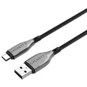Cygnett Armoured USB-A to USB-C Cable 1m Black