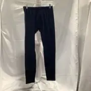TSLA Hyper Dri Mens Long Johns Base Layer Set Blue Crew Neck Stretch L New