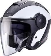 Caberg Soho Milano, open face helmet , color: Matt Black/White , size: M