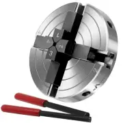 Wood Lathe Chuck,4-Inch 4-Jaw Lathe Chucks, Self-Centering Lathe Chucks for W...