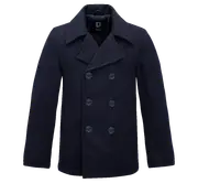 Brandit Pea Coat Jacket, blue, Size 5XL for Men