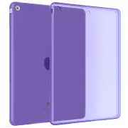 Transparent Protective Silicone Cover Case For Apple iPad Air 1 in Purple