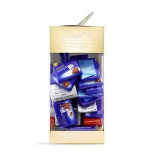 Lindt瑞士蓮 綜合巧克力薄片禮盒 76片500g / 38片250g 小婷子美妝-食品區