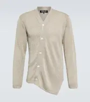 [Comme des Garcons Homme Deux] Comme des Garçons Homme Deux Asymmetrical linen cardigan AU 93 beige