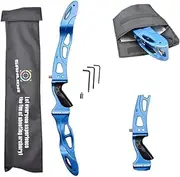 Archery 25 Inch ILF Bow Riser Recurve Bow Handle Aluminum Alloy Bow Riser Takedown Longbow Grip Right Handed ILF Device for Bow Targeting Shooting