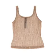 [EMPORIO ARMANI] EMPORIO ARMANI Fuzzy lurex top Woman L L Pink