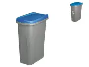 Waste Bin Ecosystem 25 Liters Lid Azure Stefanplast
