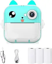 Kids Instant Print Camera, Selfie Camera Toy Digital Camera, Print Photos Camera, Video Cameras 1080P Hd, Toddler Camera Camcorder Print Paper, Instant Camera for Kids Instant Pictures