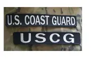 U.S. Coast Guard - Large Patch - Two Options - Hook / Loop backing - NEW 2 PACK