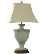 StyleCraft Table Lamp Farmhouse Style With Beige Shade