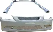 TDTAPN Car Bumper Compatible for Toyota Mark X 2005-2009 Rear Bumper Side Skirts Reiz Bodykit Plastic Material